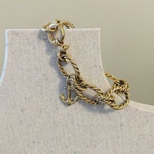 Gold Link Nautical Bracelet by J.Crew